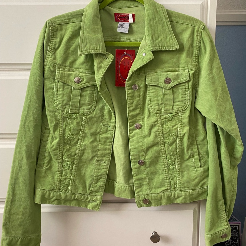 Green Denim Jacket